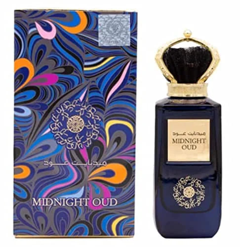 Midnight Oud by Ard Al Zaafaran Fragrance Bergamotte, Eau de Parfum Halal, 100 ml